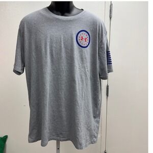 Under Armour By Air United States T Shirt Mens XL Gray Patriotic Military